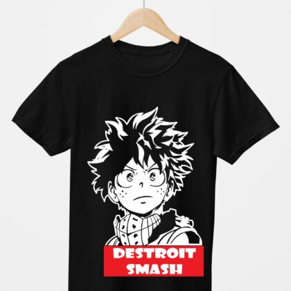 T-shirt floqué My Hero Academia — Deku Detroit Smash