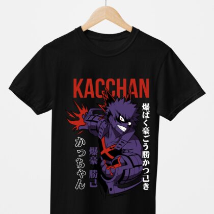 T-shirt floqué My Hero Academia — Bakugo Katsuki Kacchan