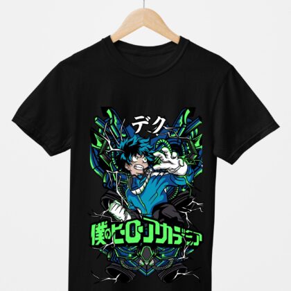 T-shirt floqué My Hero Academia — Deku Édition Japon