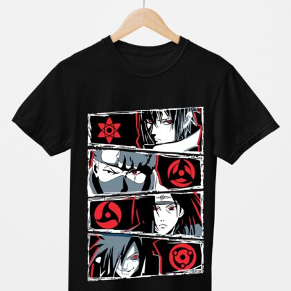 T-shirt floqué Naruto — Sharingan Doujutsu