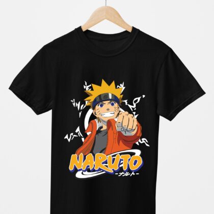 T-shirt floqué Naruto — Naruto Uzumaki Logo