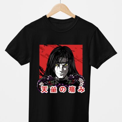 T-shirt floqué Naruto — Madara Uchiha Sang