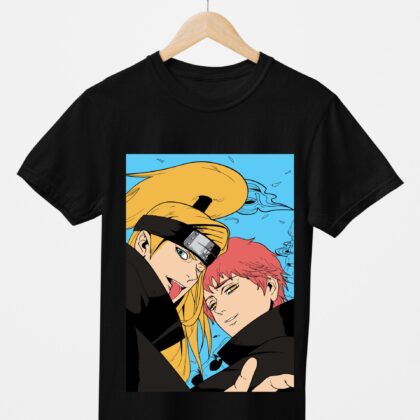 T-shirt floqué Naruto — Deidara Akatsuki