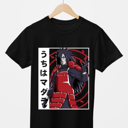 T-shirt floqué Naruto — Madara Uchiha Édition Japon