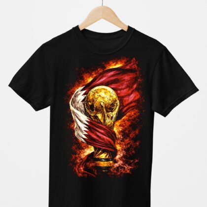 T-shirt floqué Qatar N°1 – Édition CDM 2026