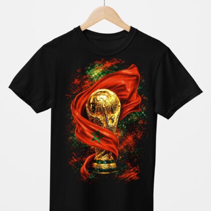 T-shirt floqué Maroc N°1 – Édition CDM 2026