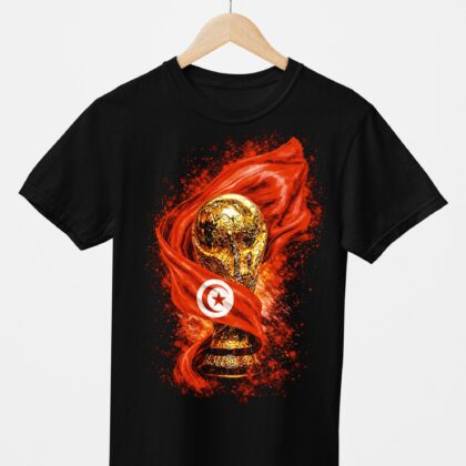 T-shirt floqué Tunisie N°1 – Édition CDM 2026