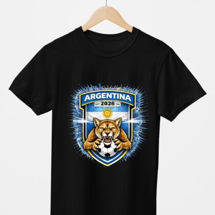 T-shirt floqué Écusson Argentinia Édition Sport – Édition CDM 2026