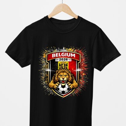 T-shirt floqué Écusson Belgique Édition Sport – Édition CDM 2026
