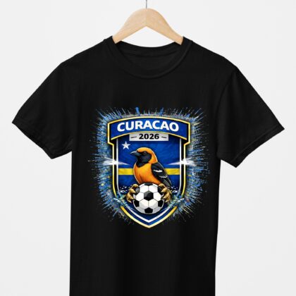 T-shirt floqué Écusson Curacao Édition Sport – Édition CDM 2026