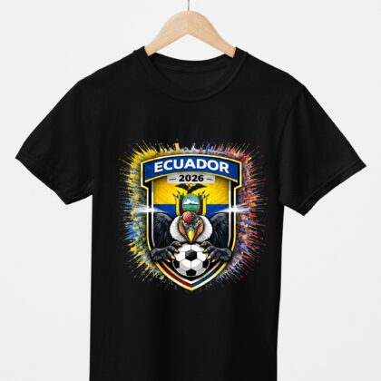 T-shirt floqué Écusson Équateur Édition Sport – Édition CDM 2026