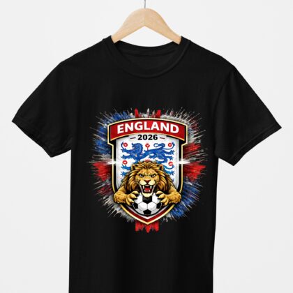 T-shirt floqué Écusson Angleterre Édition Sport – Édition CDM 2026