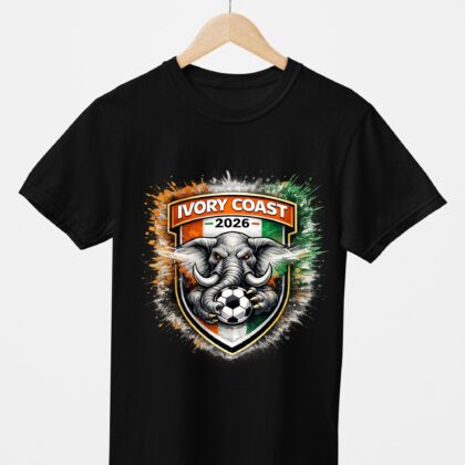 T-shirt floqué Écusson ivory coast Édition Sport – Édition CDM 2026