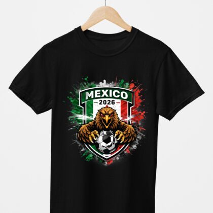T-shirt floqué Écusson Mexique Édition Sport – Édition CDM 2026