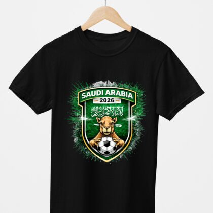 T-shirt floqué Écusson Arabie Saoudite Adabia Édition Sport – Édition CDM 2026