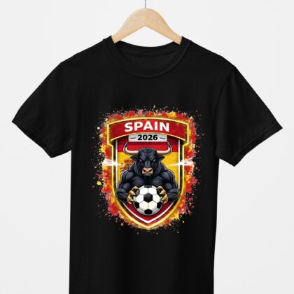 T-shirt floqué Écusson Espagne Édition Sport – Édition CDM 2026