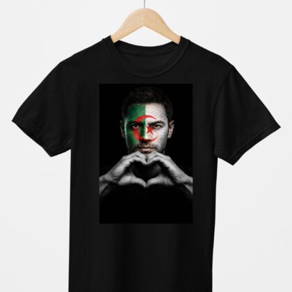T-shirt noir Fan Zone Algérie CDM 2026