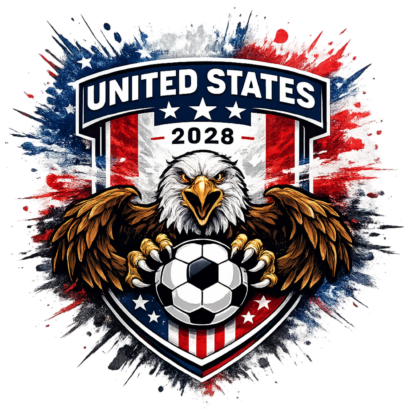 Transfert DTF Écusson USA Édition Sport – À floquer chez soi | CDM 2026